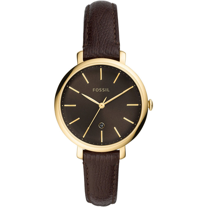 Fossil Women's Jacqueline Brown Dial Watch - ES4969