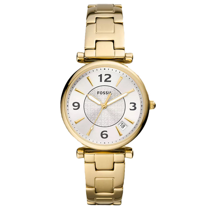 Fossil Women's Carlie Silver Dial Watch - ES5159
