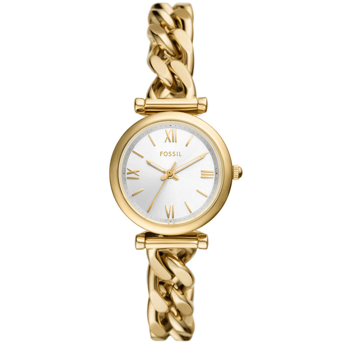 Fossil Women's Carlie Silver Dial Watch - ES5329