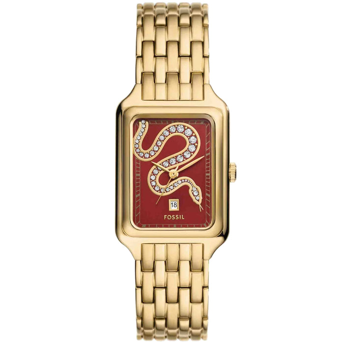 Fossil Women's Raquel Red Dial Watch - ES5379