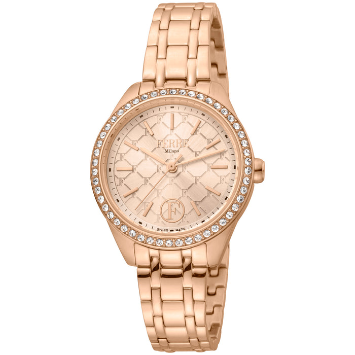 Ferre Milano Women's Classic Rose gold Dial Watch - FM1L116M0261