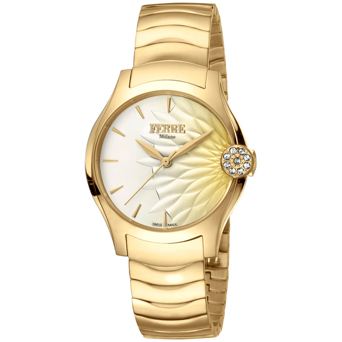 Ferre Milano Women's Classic Champagne Dial Watch - FM1L121M0061