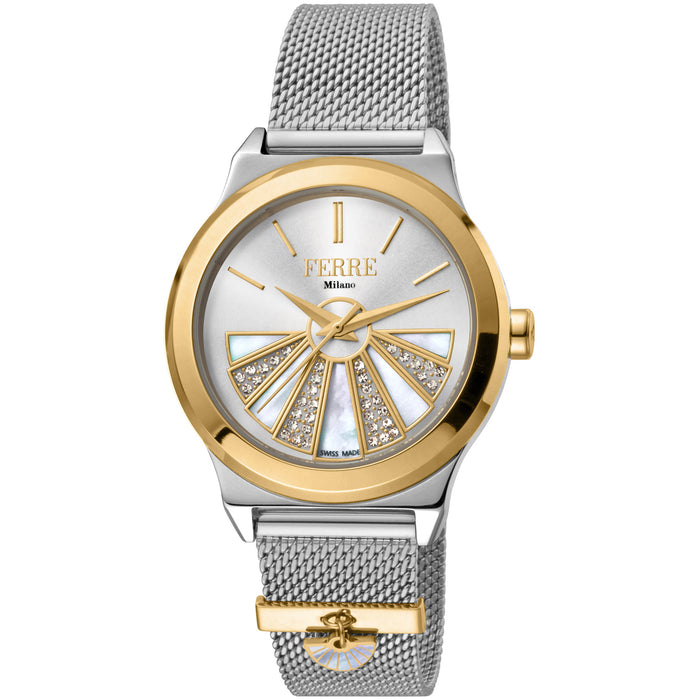 Ferre Milano Women's Classic Silver Dial Watch - FM1L125M0081