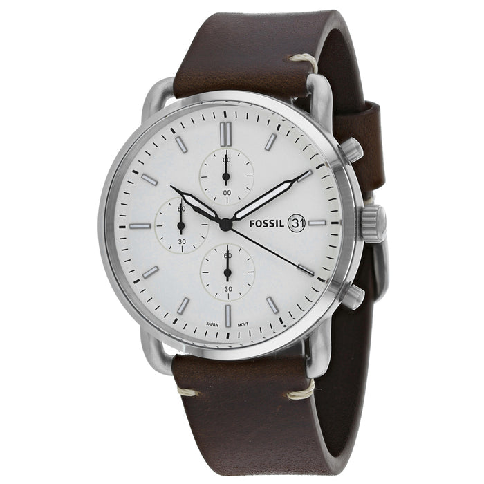 Fossil Men's Commuter Cream Dial Watch - FS5402