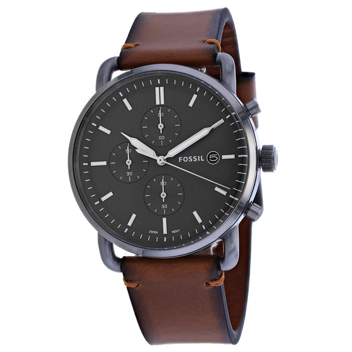 Fossil Men's Commuter Grey Dial Watch - FS5523