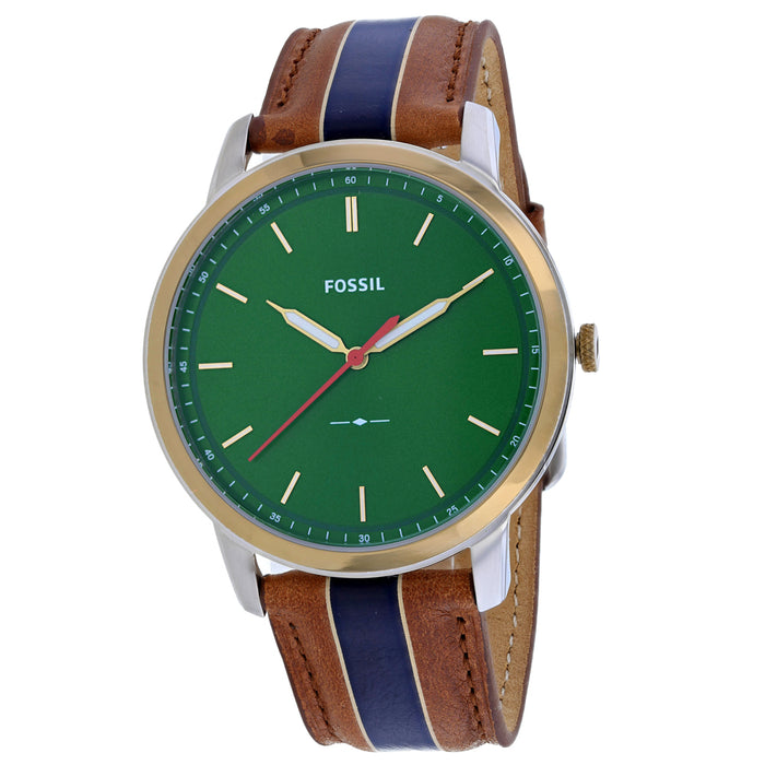 Fossil Men's Minimalist Black Dial Watch - FS5550