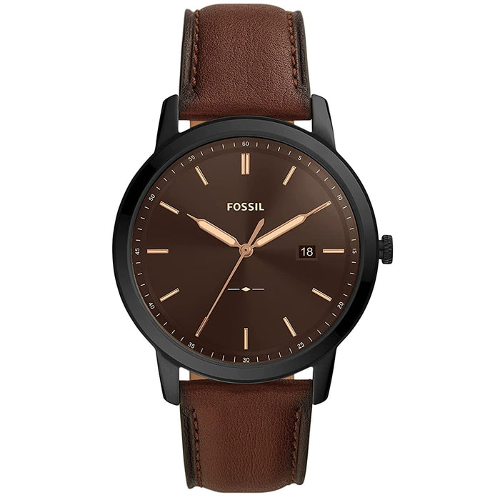 Fossil Men's Minimalist Brown Dial Watch