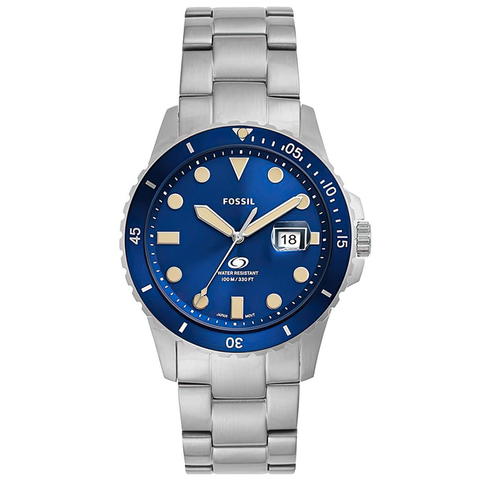 Fossil Men's Blue Dive Blue Dial Watch - FS5949