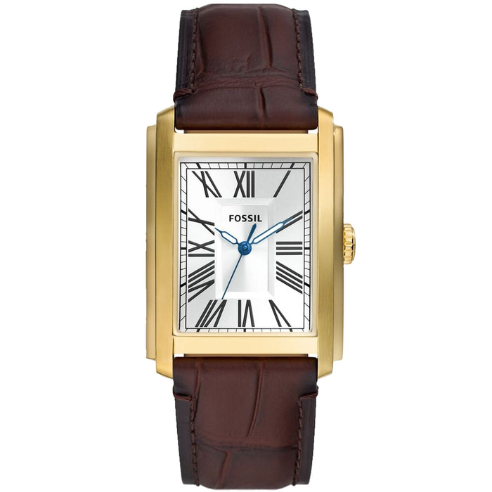 Fossil Men's Carraway Silver Dial Watch - FS6011