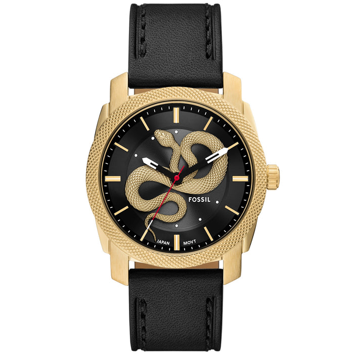 Fossil Men's Machine Black Dial Watch - FS6082
