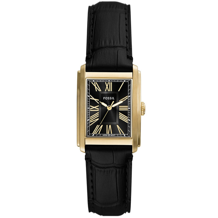 Fossil Men's Carraway Black Dial Watch - FS6091