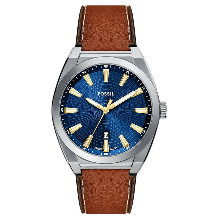 Fossil Men's Everett Blue Dial Watch - FS6115