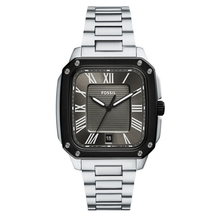 Fossil Men's Crosby Grey Dial Watch - FS6122