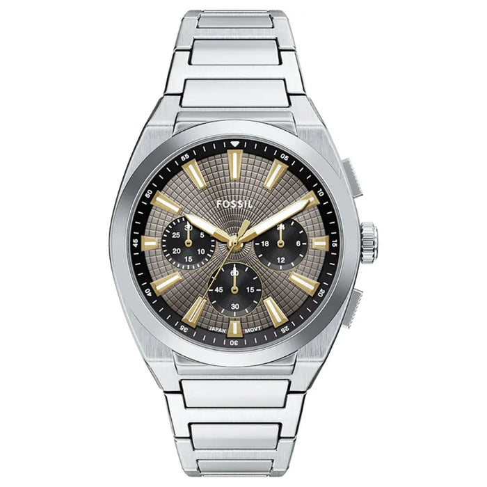 Fossil Men's Everett Grey Dial Watch - FS6128