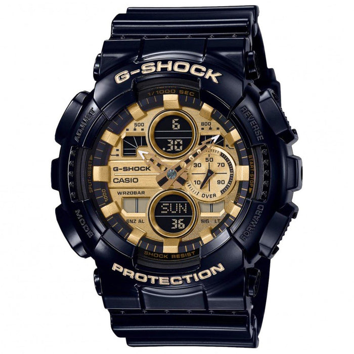 Casio Men's Digital G-Shock Gold Dial Watch - GA140GB-1A1