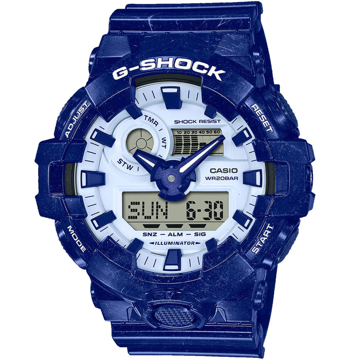 Casio Men's G-Shock White Dial Watch - GA700BWP-2A