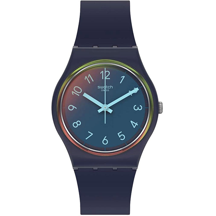 Swatch Women's La Night Blue Blue Dial Watch - GN274
