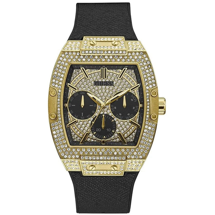 Guess Men's Classic Black Dial Watch - GW0048G2