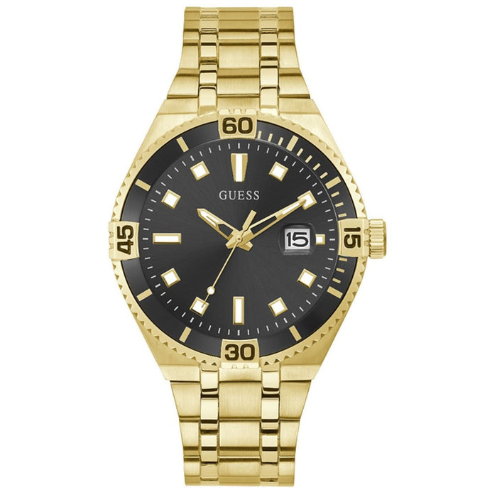 Guess Men's Classic Black Dial Watch - GW0330G2