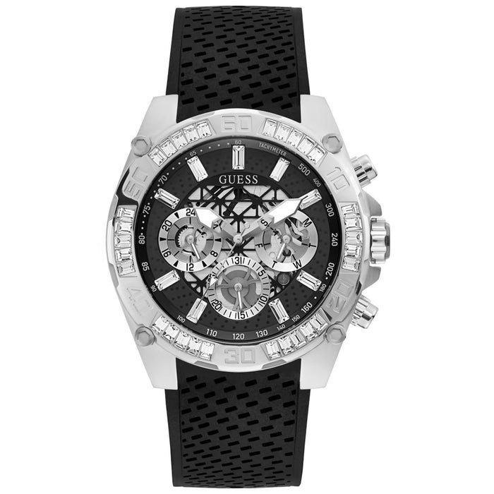 Guess Men's Classic Black Dial Watch - GW0333G1