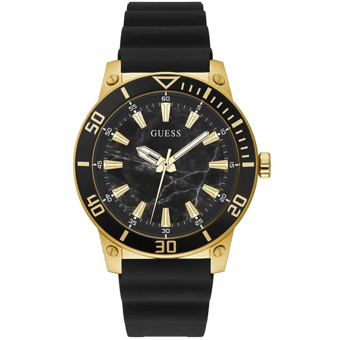 Guess Men's Classic Black Dial Watch - GW0420G2