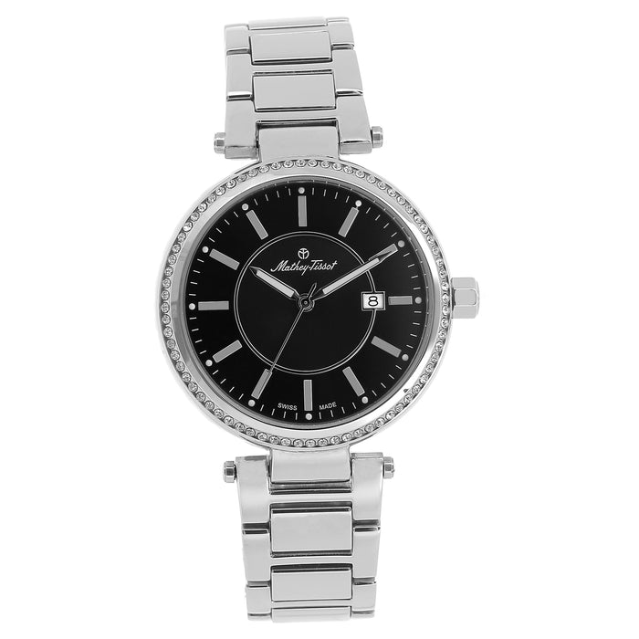 Mathey Tissot Women's Classic Black Dial Watch - H610AN