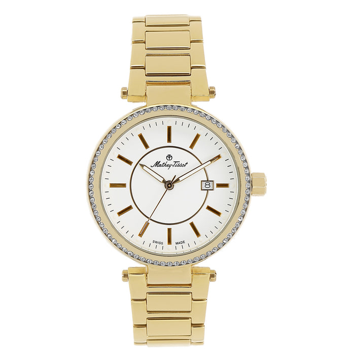 Mathey Tissot Women's Classic White Dial Watch - H610PI