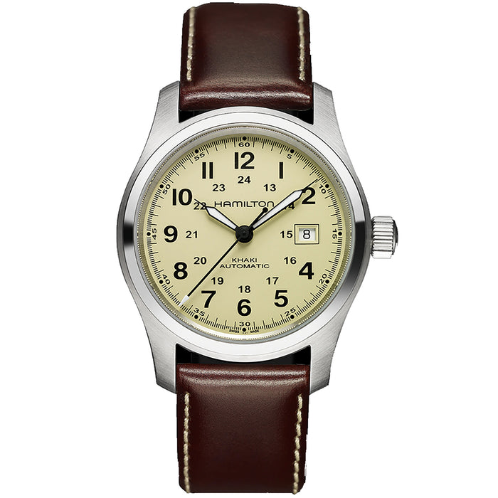 Hamilton Men's Khaki Field Beige Dial Watch - H70555523