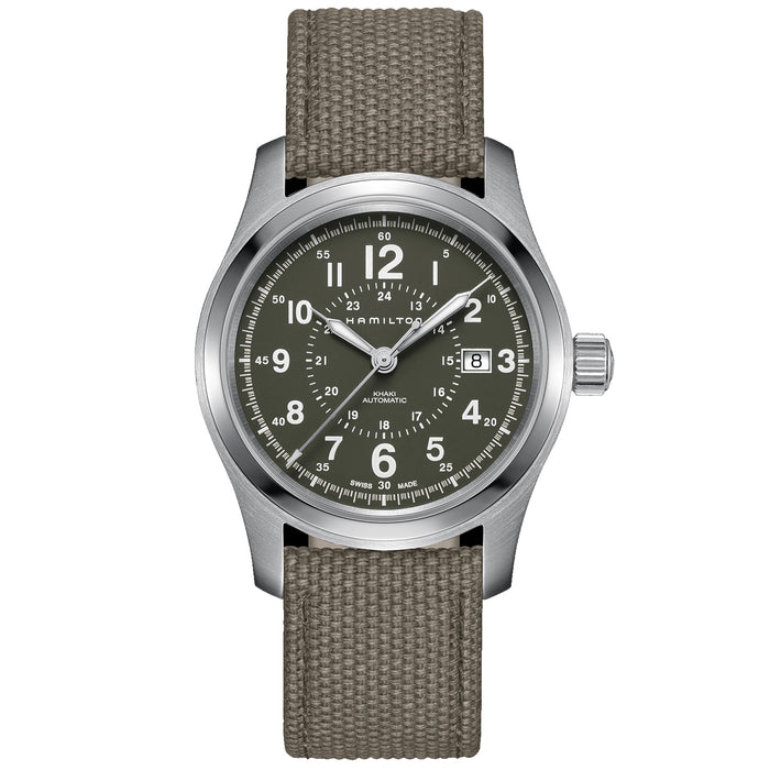 Hamilton Men's Khaki Green Dial Watch - H70605963