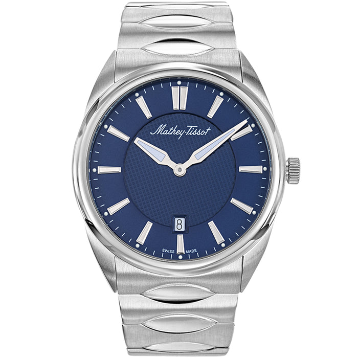 Mathey Tissot Men's Classic Blue Dial Watch - H791ABU