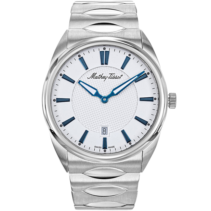 Mathey Tissot Men's Classic White Dial Watch - H791AI