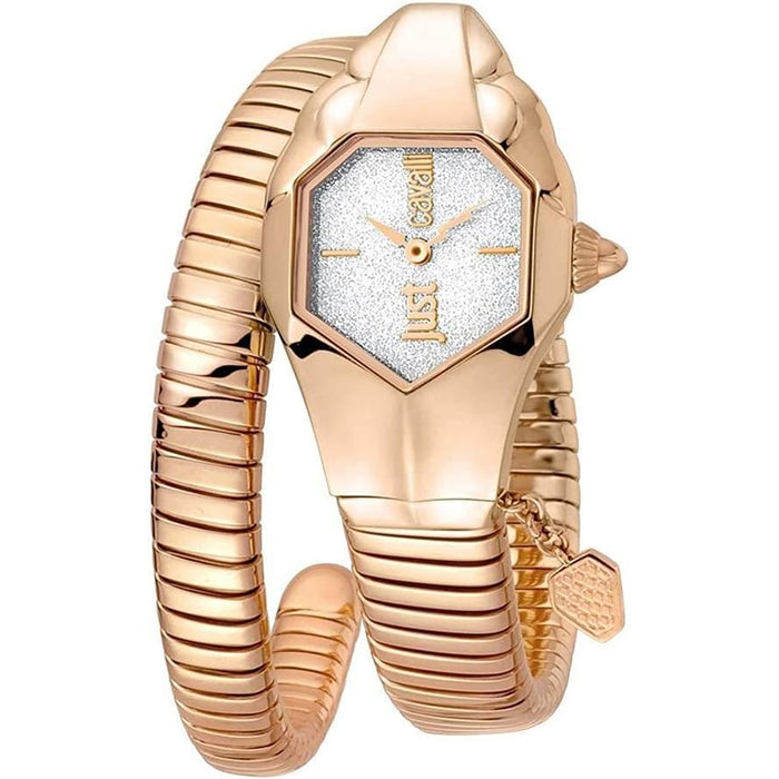 Just Cavalli Women's Septagon Silver Dial Watch - JC1L001M0155