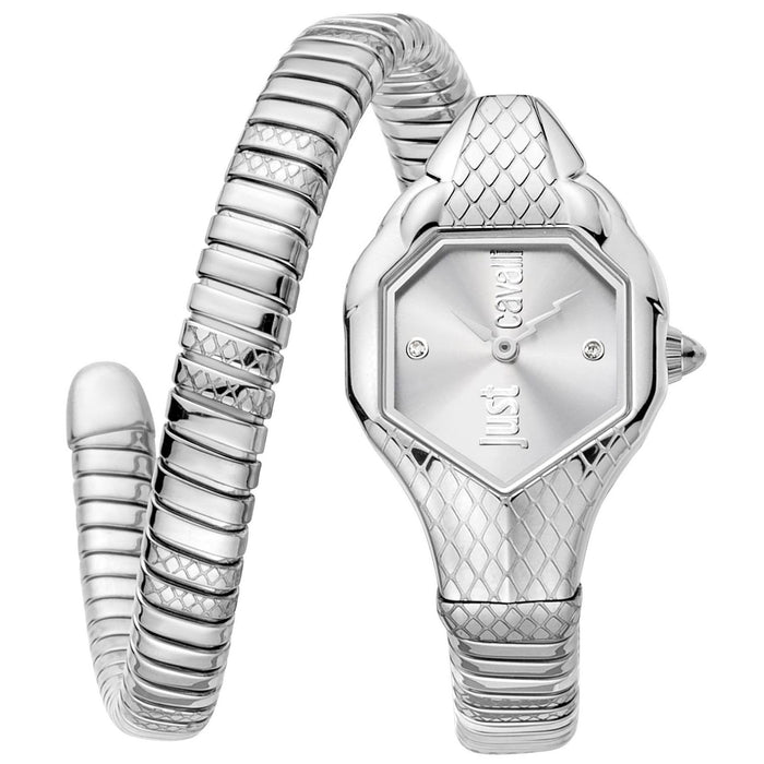 Just Cavalli Women's Serpente Silver Dial Watch - JC1L190M0015