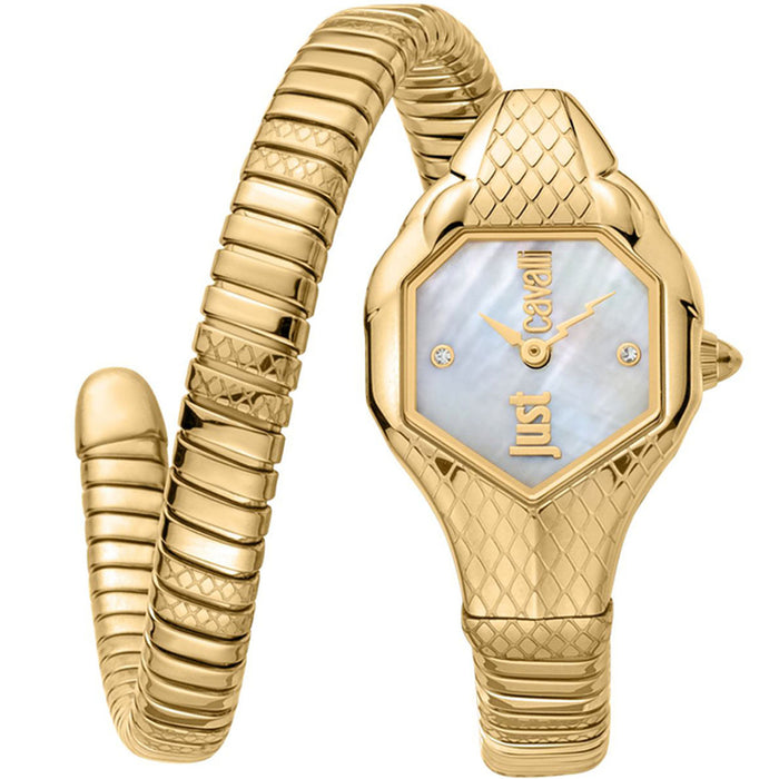Just Cavalli Women's Serpente Mother of pearl Dial Watch - JC1L190M0035