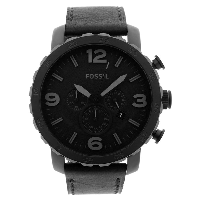 Fossil Men's Classic Black Dial Watch - JR1354