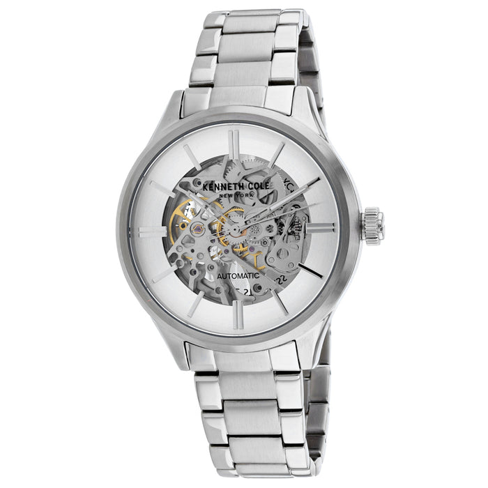 Kenneth Cole Men's Skeleton Silver Dial Watch - KC15171002