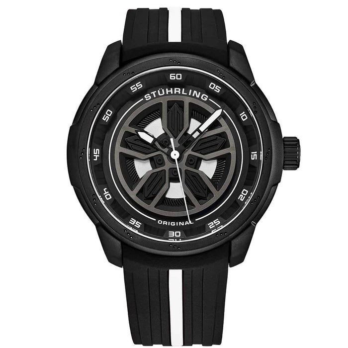 Stuhrling Men's Classic Black Dial Watch - M12645