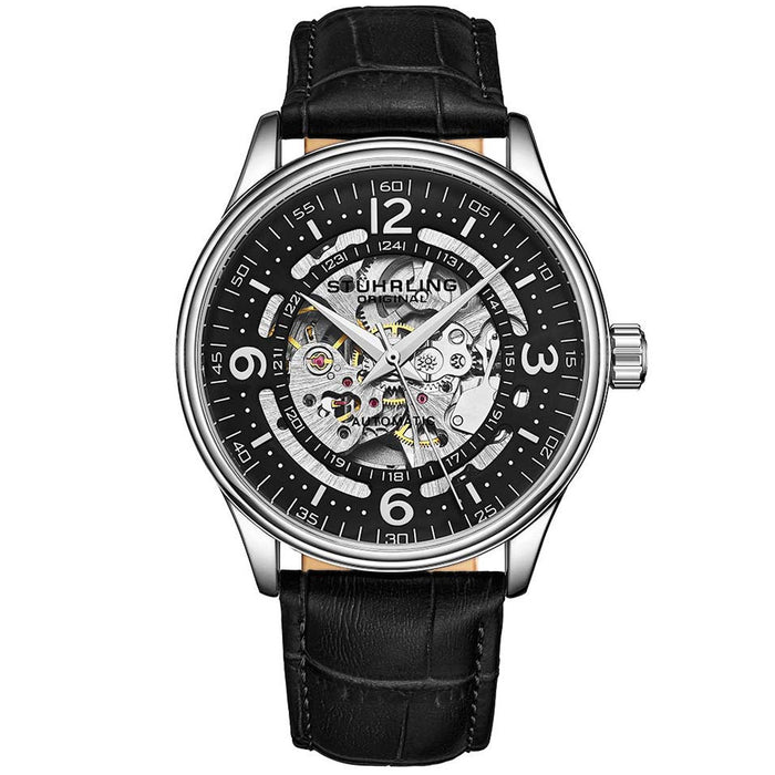 Stuhrling Men's Classic Black Dial Watch - M12651