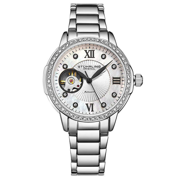 Stuhrling Women's Classic Silver Dial Watch - M12652