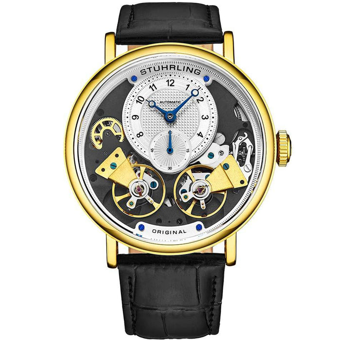 Stuhrling Men's Classic Black Dial Watch - M12659