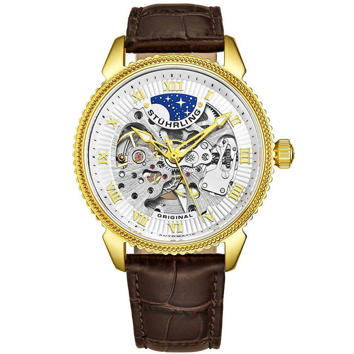 Stuhrling Men's Classic Silver Dial Watch - M12660