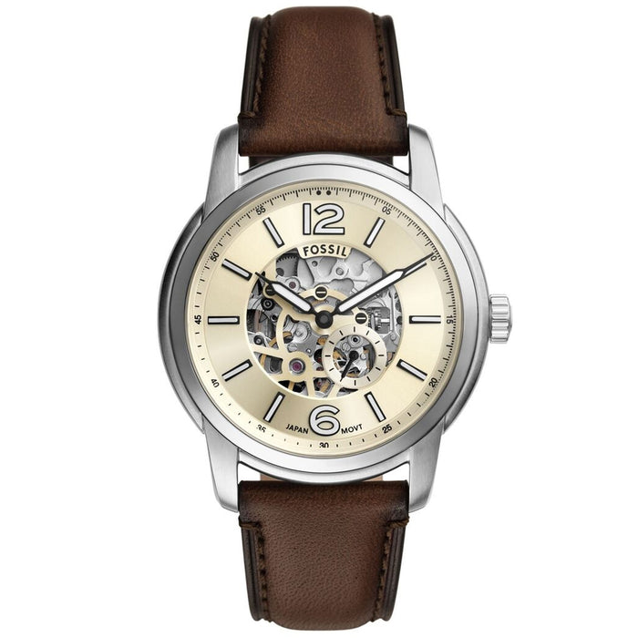 Fossil Men's Heritage Beige Dial Watch - ME3264