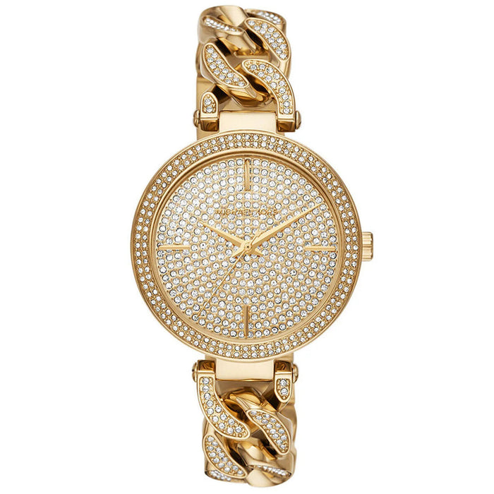 Michael Kors Women's Catelyn Gold Dial Watch - MK4674