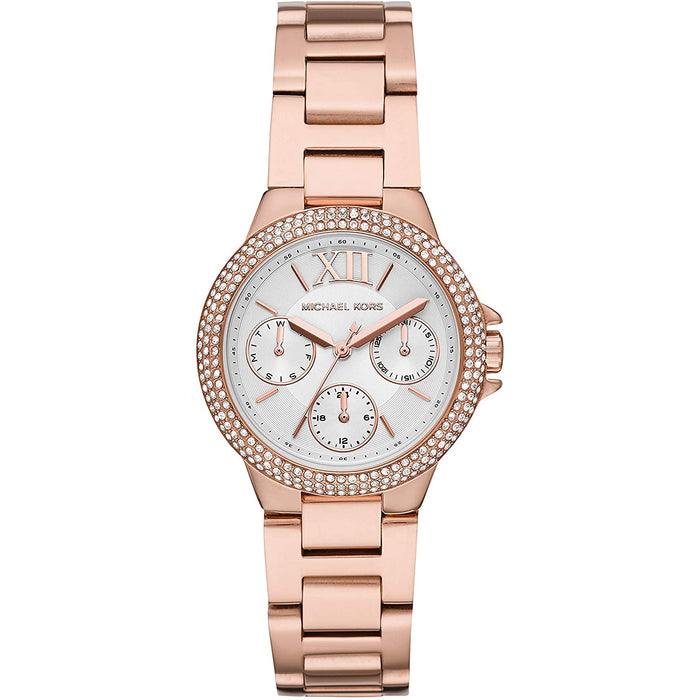 Michael Kors Women's Camille Pave White Dial Watch - MK6845