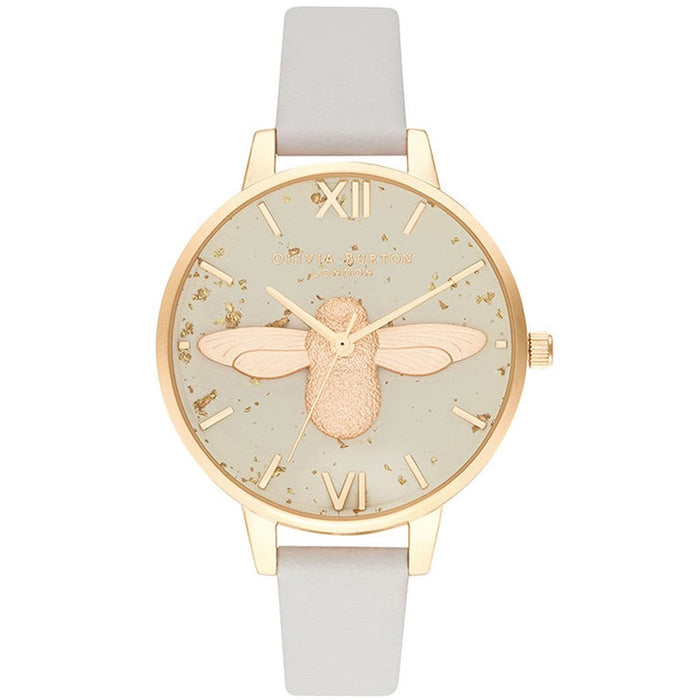 Olivia Burton Women's Celestial Bee Grey Dial Watch - OB16GD37