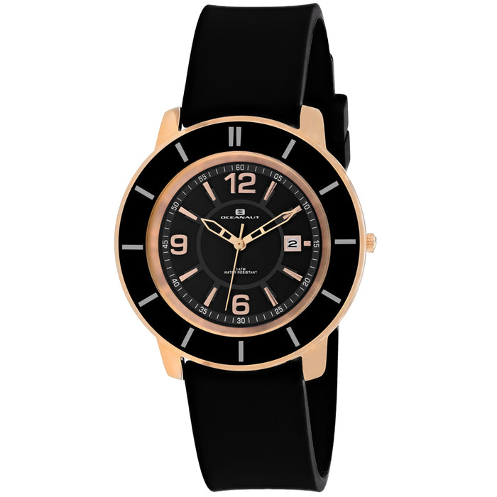 Oceanaut Women's Satin Black Dial Watch - OC0813