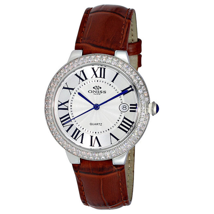 Oniss Women's Glam White Dial Watch - ON3322-LSV