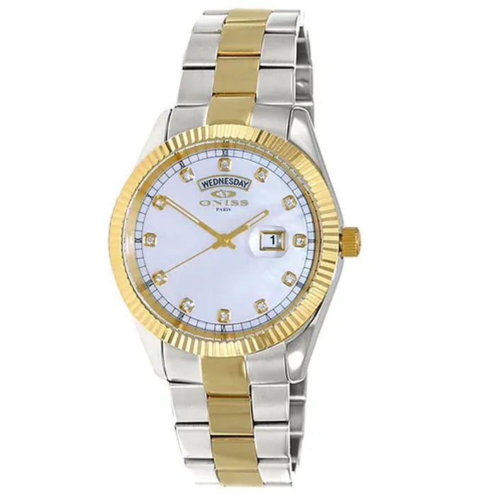 Oniss Men's Admiral White Dial Watch - ON3881-2TWT