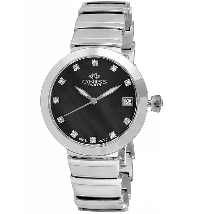 Oniss Women's Prima Blue Dial Watch - ON5559-14BK