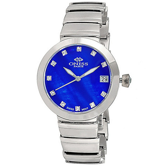 Oniss Women's Prima  Blue Dial Watch - ON5559-21_GBU